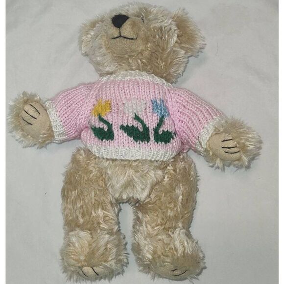 Vintage 2002 Goody Bear Tan Movable Limbs Teddy 12" - Picture 2 of 5